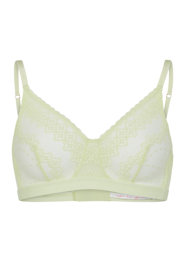 Ophelia Stretch Green Lace Bralette