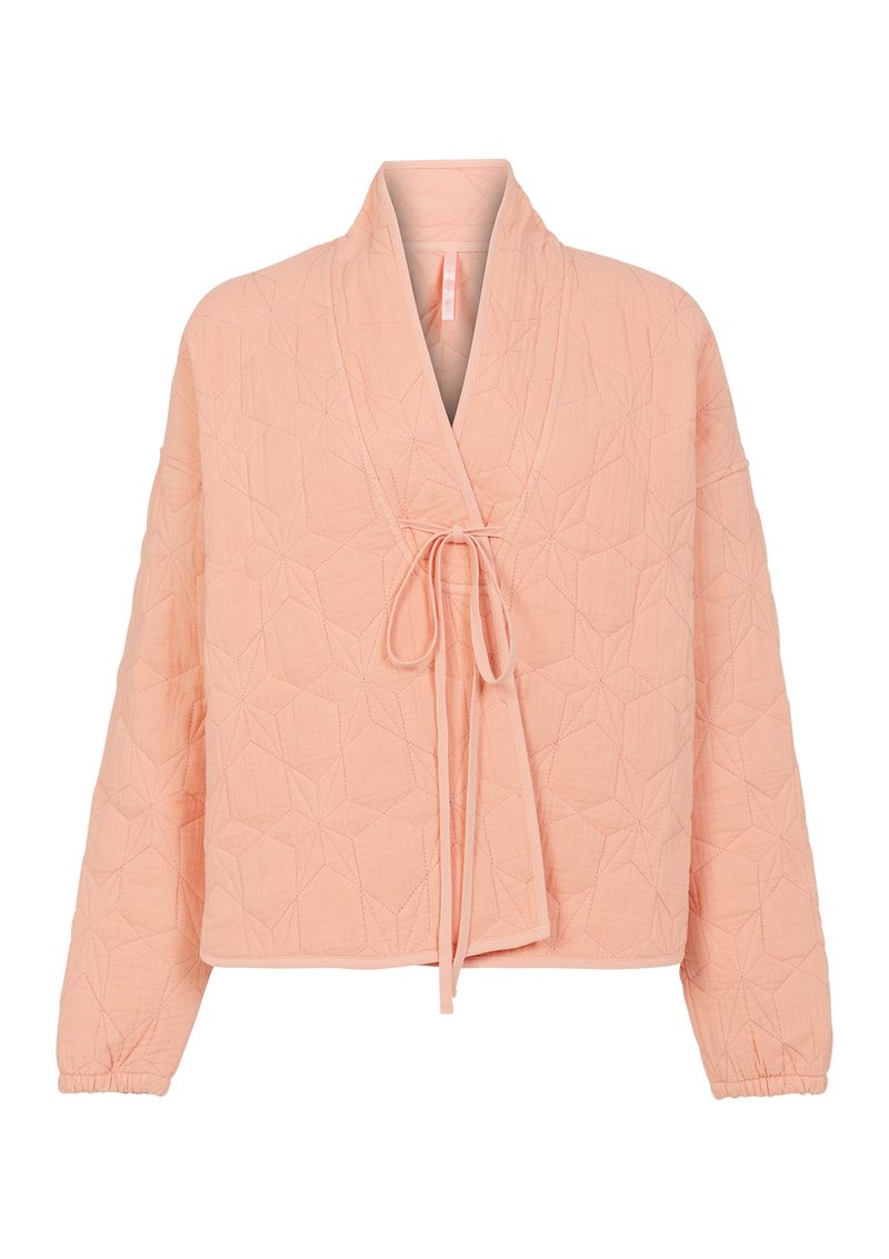 Eloise Quilted Tie Front Jacket