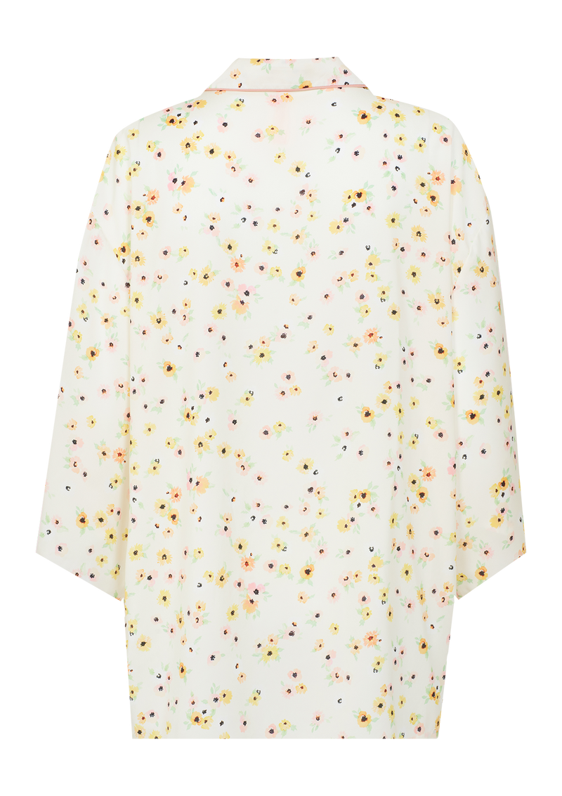 Eliza Floral Longline Pyjama Shirt