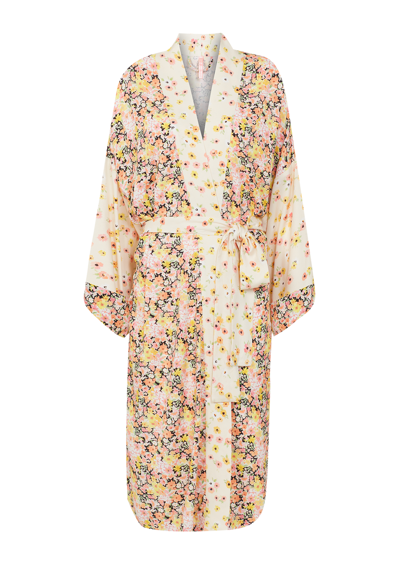 Connie Mix Floral Print Dressing Gown