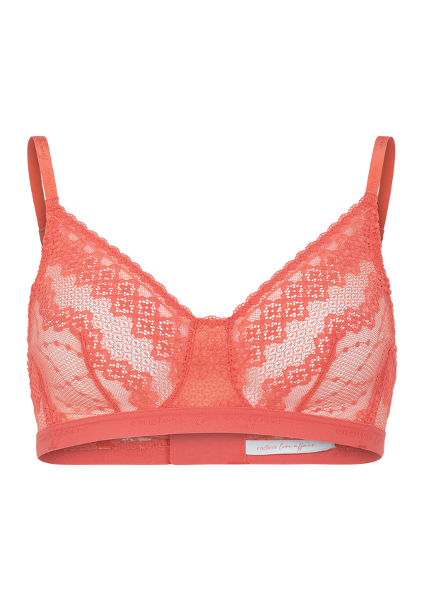Ophelia Stretch Coral Lace Bralette