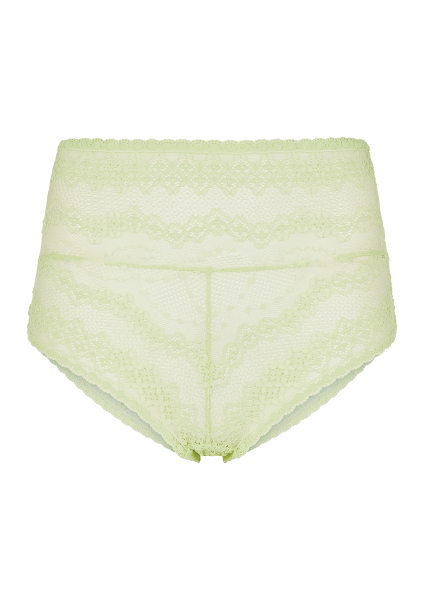 Cora Stretch Green Lace Knickers
