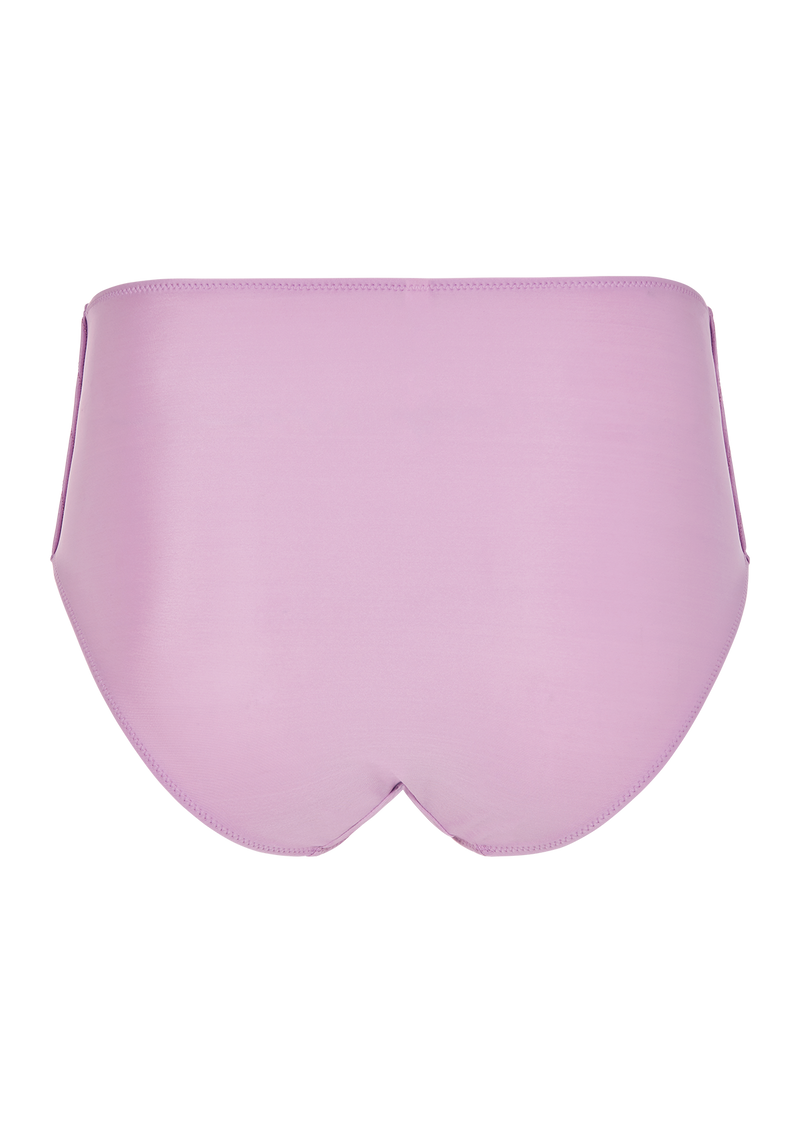 Bailey Purple Satin High Waist Knickers