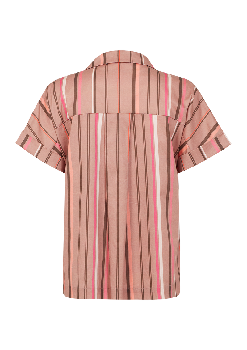 Arabella Striped Double Breasted Pyjama Shirt
